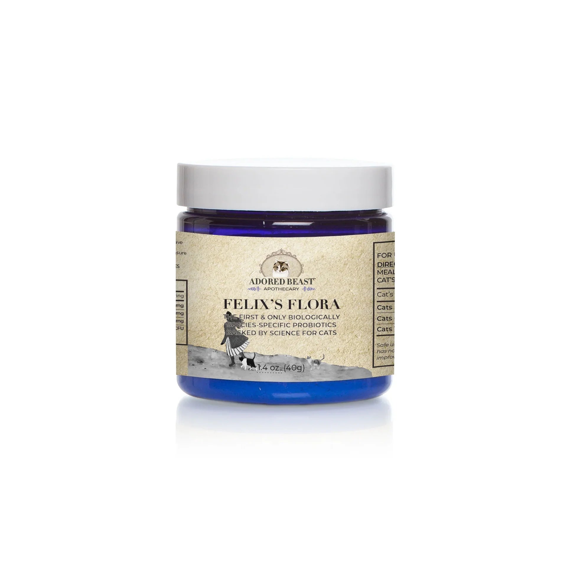 Adored Beast - Felix's Flora (Species Specific Cat Probiotic)